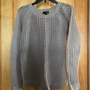 Open knit tan sweater
